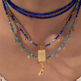 Layered bohemian necklaces for women with spiritual symbolism